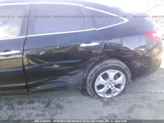 5J6TF1H56BL001389 - 2011 HONDA ACCORD CROSSTOUR EXL BLACK photo 6