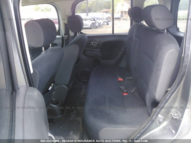 JN8AZ28R49T103849 - 2009 NISSAN CUBE S/SL GRAY photo 8