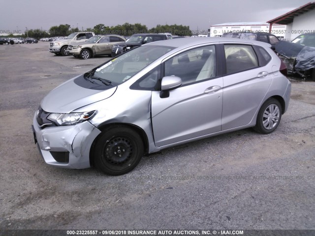 JHMGK5H5XGX023114 - 2016 HONDA FIT LX SILVER photo 2