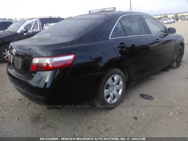 4T1BE46K47U577574 - 2007 TOYOTA CAMRY NEW GENERAT CE/LE/XLE/SE BLACK photo 4