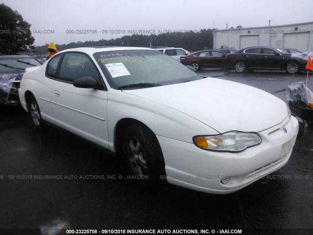 2G1WW12E939414369 - 2003 CHEVROLET MONTE CARLO LS თეთრი ფოტო 1