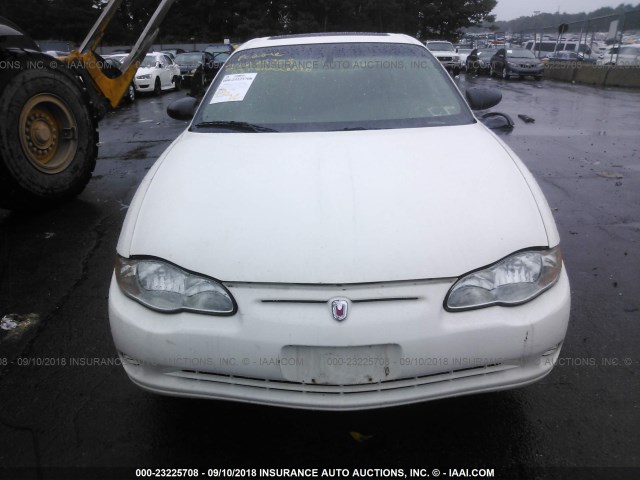 2G1WW12E939414369 - 2003 CHEVROLET MONTE CARLO LS WHITE photo 6