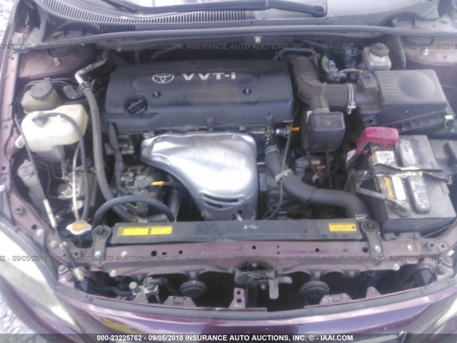 JTKDE177550015993 - 2005 TOYOTA SCION TC 勃艮第红 照片 10