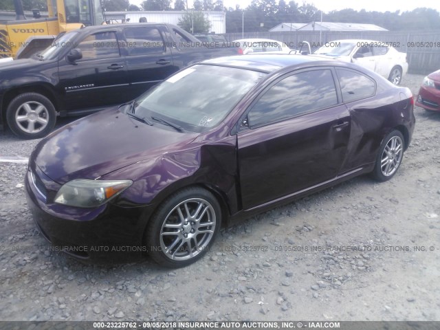 JTKDE177550015993 - 2005 TOYOTA SCION TC 勃艮第红 照片 2
