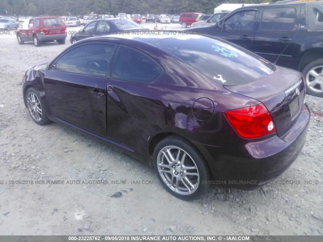 JTKDE177550015993 - 2005 TOYOTA SCION TC 勃艮第红 照片 3