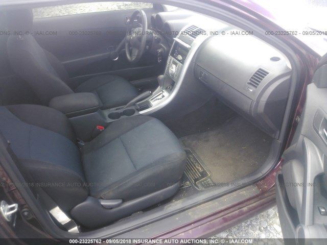 JTKDE177550015993 - 2005 TOYOTA SCION TC 勃艮第红 照片 5