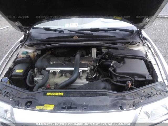 YV1TS592151402193 - 2005 VOLVO S80 2.5T SILVER photo 10