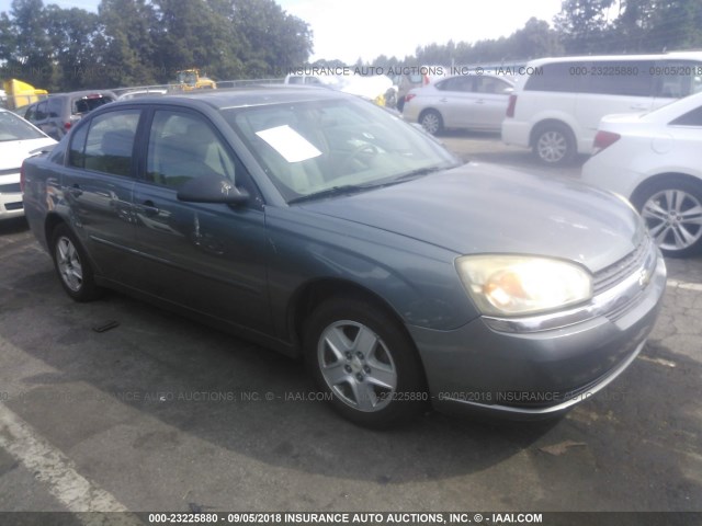 1G1ZT54845F291840 - 2005 CHEVROLET MALIBU LS ნაცრისფერი ფოტო 1