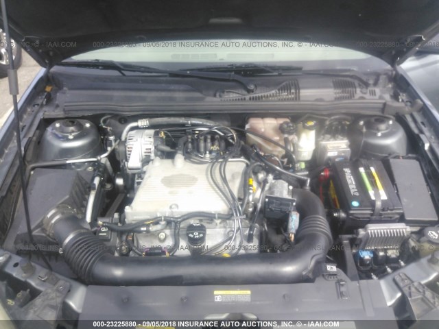 1G1ZT54845F291840 - 2005 CHEVROLET MALIBU LS ნაცრისფერი ფოტო 10