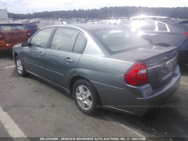 1G1ZT54845F291840 - 2005 CHEVROLET MALIBU LS ნაცრისფერი ფოტო 3