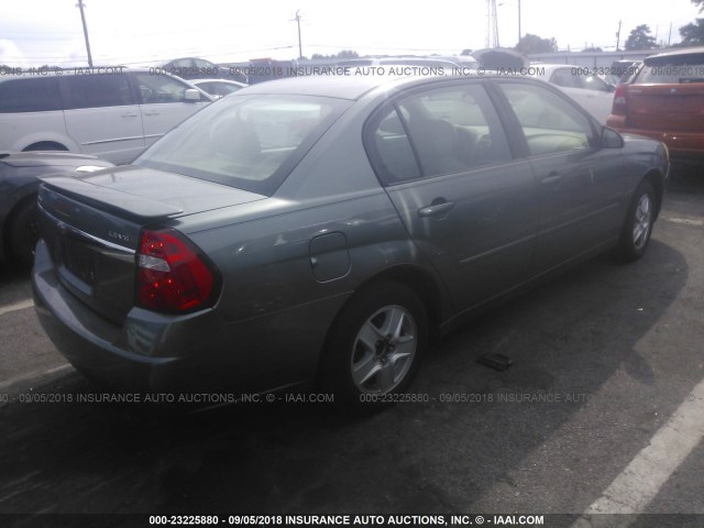 1G1ZT54845F291840 - 2005 CHEVROLET MALIBU LS ნაცრისფერი ფოტო 4