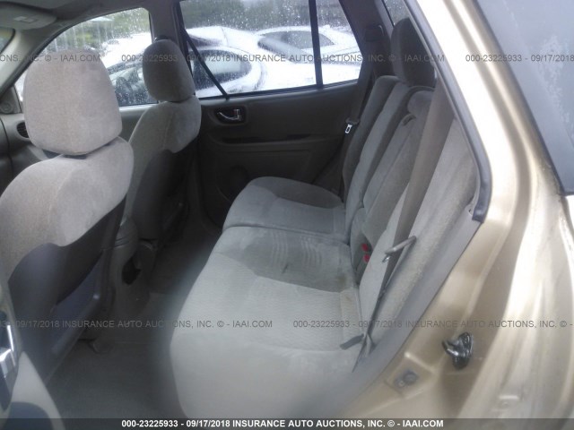 KM8SB12B84U758671 - 2004 HYUNDAI SANTA FE GL GOLD photo 8