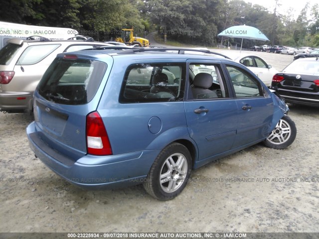 1FAFP363X1W138805 - 2001 FORD FOCUS SE/SE COMFORT BLUE photo 4