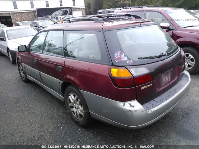 4S3BH675027629029 - 2002 SUBARU LEGACY OUTBACK AWP 栗色 照片 3