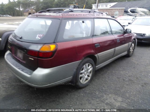 4S3BH675027629029 - 2002 SUBARU LEGACY OUTBACK AWP 栗色 照片 4