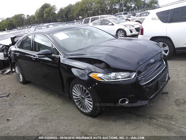 3FA6P0K91GR334068 - 2016 FORD FUSION TITANIUM BLACK photo 1