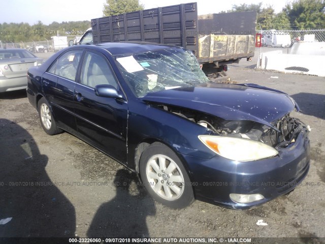 4T1BE30K24U316877 - 2004 TOYOTA CAMRY LE/XLE/SE Көк фото 1