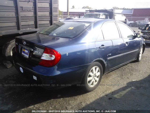 4T1BE30K24U316877 - 2004 TOYOTA CAMRY LE/XLE/SE Көк фото 4
