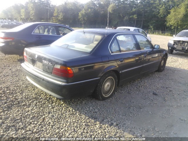 WBAGK2329TDH67330 - 1996 BMW 750 IL Dark Blue photo 4