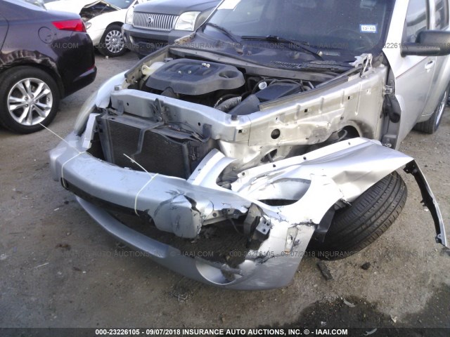 3GNCA13B89S515645 - 2009 CHEVROLET HHR LS Gris foto 6