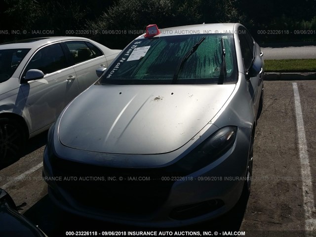 1C3CDFBA9DD107349 - 2013 DODGE DART SXT GRAY photo 6