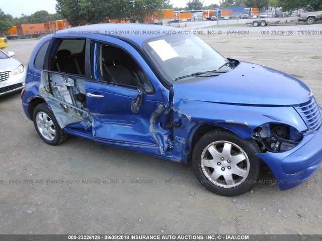 3C4FY58B33T546742 - 2003 CHRYSLER PT CRUISER TOURING BLUE photo 6