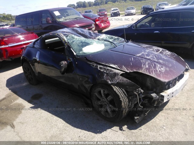 JN1AZ34E23T018216 - 2003 NISSAN 350Z COUPE BURGUNDY photo 1