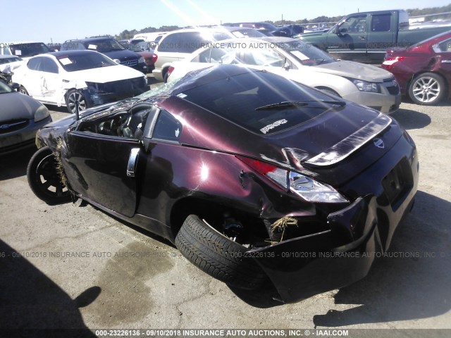 JN1AZ34E23T018216 - 2003 NISSAN 350Z COUPE BURGUNDY photo 3