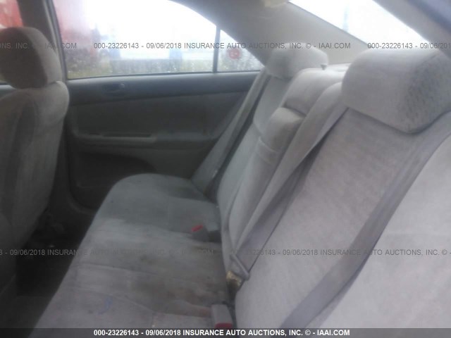 4T1BE32K32U539021 - 2002 TOYOTA CAMRY LE/XLE/SE GOLD photo 8