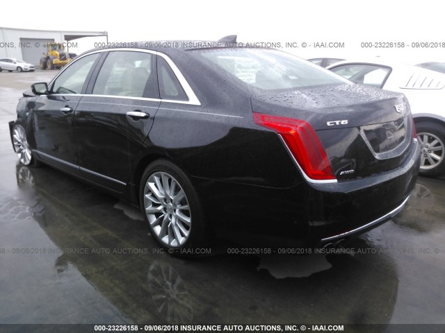 1G6KB5RS2GU146121 - 2016 CADILLAC CT6 BLACK photo 3