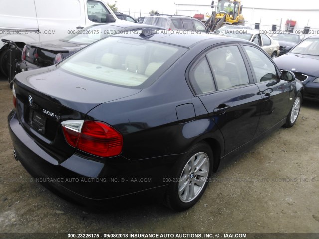 WBAVC93557KX53933 - 2007 BMW 328 XI Dark Blue photo 4