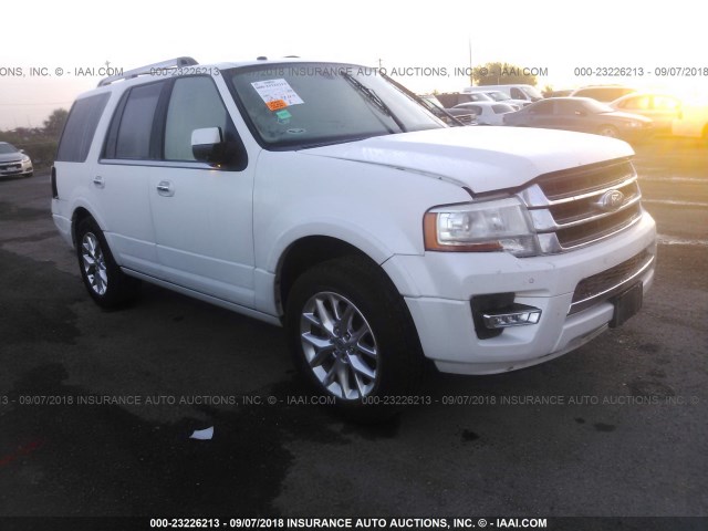 1FMJU1KTXGEF14887 - 2016 FORD EXPEDITION LIMITED WHITE photo 1