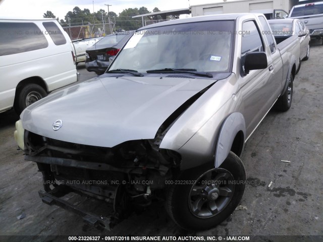 1N6DD26T54C421197 - 2004 NISSAN FRONTIER KING CAB XE SILVER photo 2