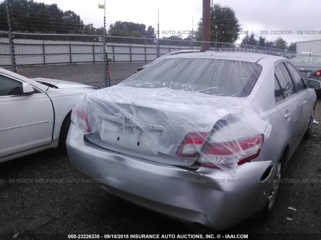 4T1BF3EK4AU078855 - 2010 TOYOTA CAMRY SE/LE/XLE SILVER photo 6