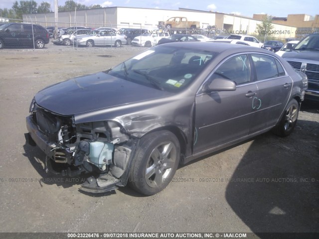 1G1ZC5EBXA4131431 - 2010 CHEVROLET MALIBU 1LT 灰色 照片 2
