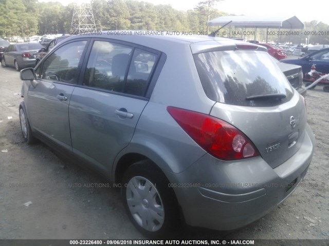 3N1BC1CP3BL515470 - 2011 NISSAN VERSA S/SL GRAY photo 3