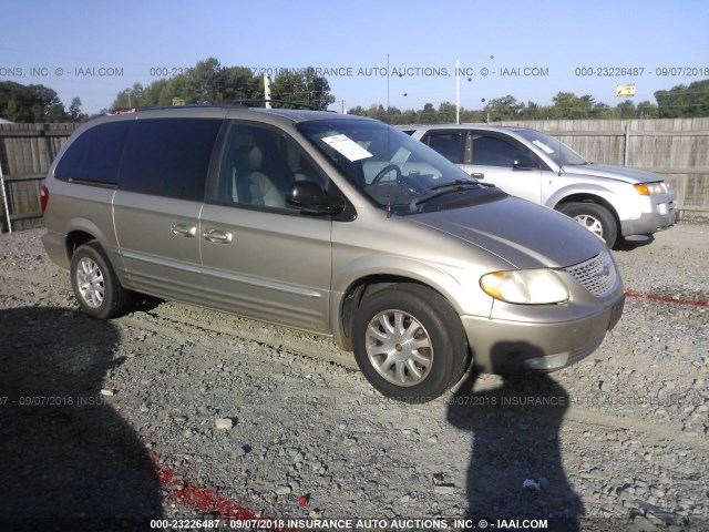 2C4GP54LX2R569877 - 2002 CHRYSLER TOWN & COUNTRY LXI GOLD photo 1