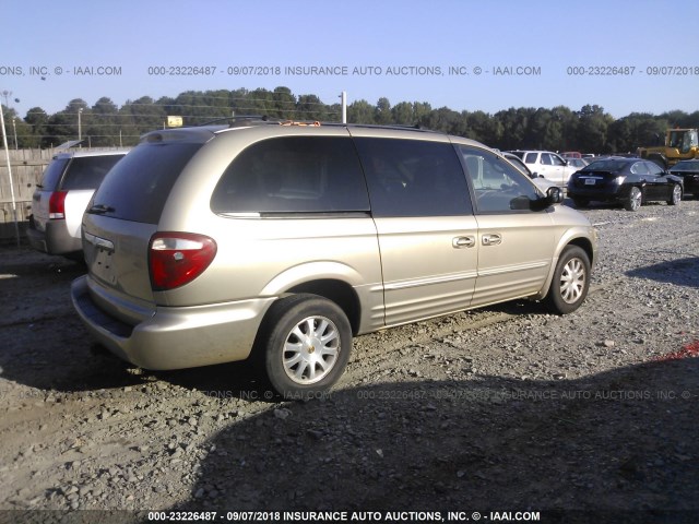 2C4GP54LX2R569877 - 2002 CHRYSLER TOWN & COUNTRY LXI GOLD photo 4