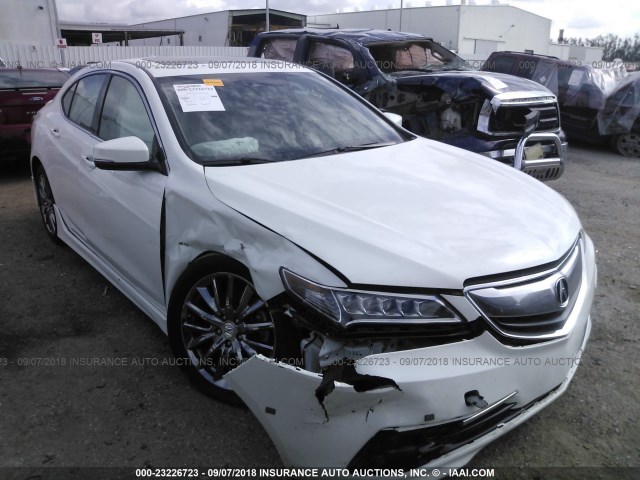 19UUB1F54HA007285 - 2017 ACURA TLX TECH WHITE photo 1