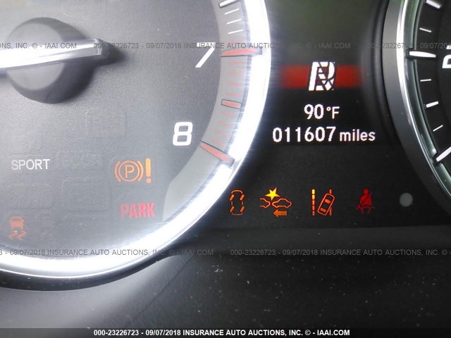 19UUB1F54HA007285 - 2017 ACURA TLX TECH WHITE photo 7