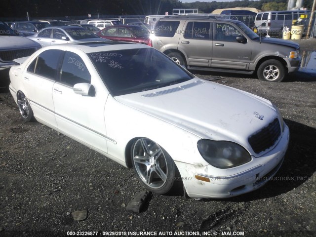 WDBNG70J41A162758 - 2001 MERCEDES-BENZ S 430 WHITE photo 1