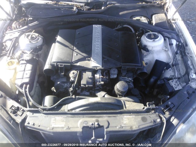 WDBNG70J41A162758 - 2001 MERCEDES-BENZ S 430 WHITE photo 10