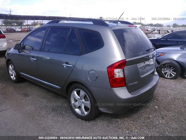 KNAFG528097221654 - 2009 KIA RONDO LX/EX GRAY photo 3