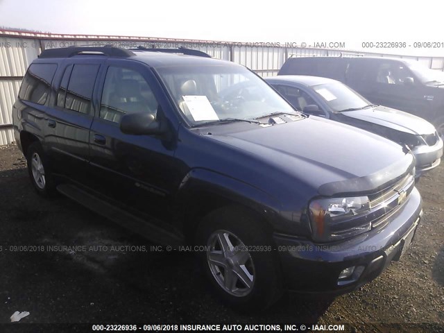 1GNET16S236151572 - 2003 CHEVROLET TRAILBLAZER EXT BLUE photo 1