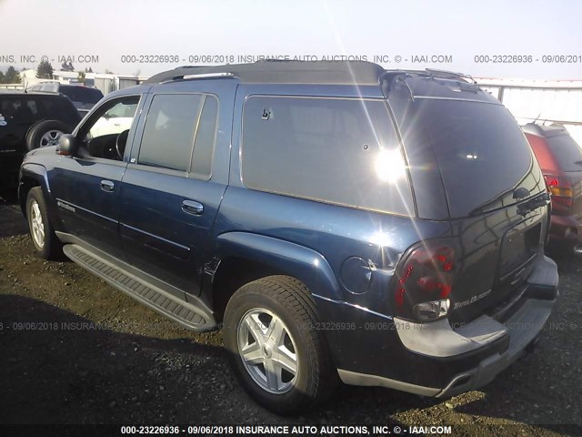 1GNET16S236151572 - 2003 CHEVROLET TRAILBLAZER EXT BLUE photo 3