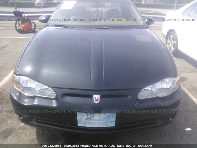 2G1WX12KXY9343953 - 2000 CHEVROLET MONTE CARLO SS შავი ფოტო 6