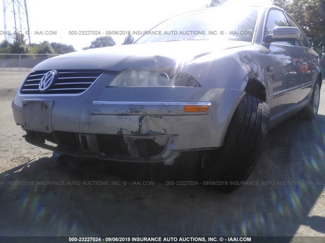 WVWRH63B74P046633 - 2004 VOLKSWAGEN PASSAT GLX 灰色 照片 6