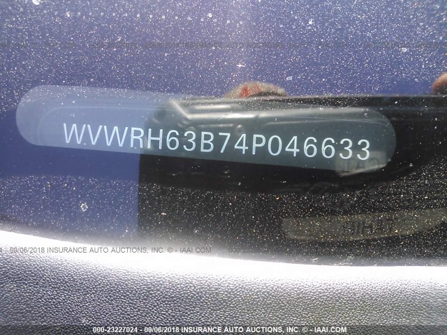 WVWRH63B74P046633 - 2004 VOLKSWAGEN PASSAT GLX 灰色 照片 9