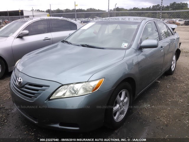 4T1BE46K07U623711 - 2007 TOYOTA CAMRY NEW GENERAT CE/LE/XLE/SE GREEN photo 2