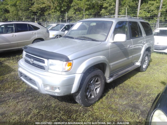 JT3GN87R5X0130129 - 1999 TOYOTA 4RUNNER LIMITED SILVER photo 2